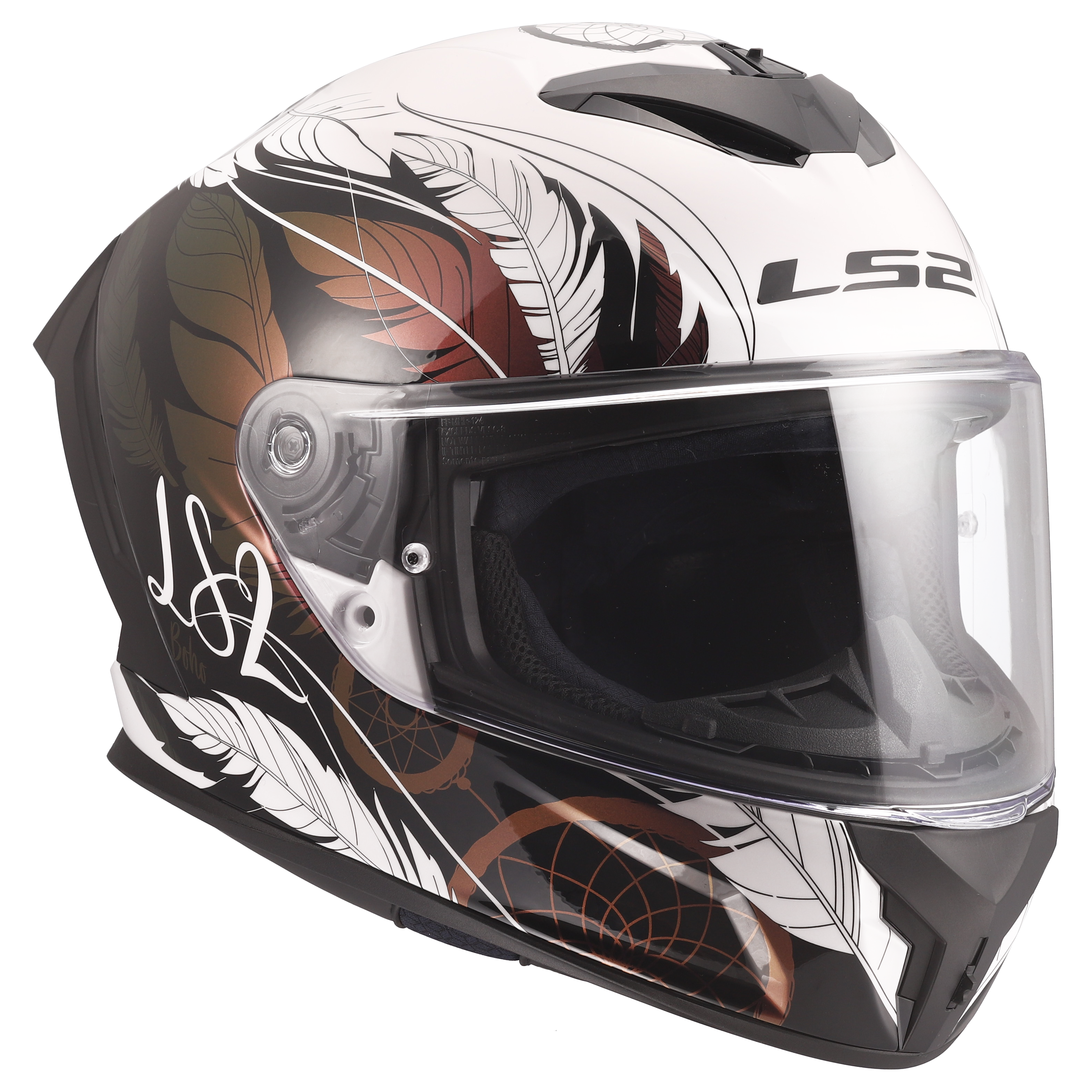LS2 FF820 RAPID III BOHO WHITE BLACK PINK   16820090 (9)